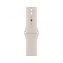 Apple Watch Series 9 (2023) GPS + Cellular 45 mm - Acier inoxydable Or - Bracelet sport Starlight