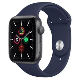 Apple Watch (Series 4) 2018 GPS 44 mm - Aluminium Gris sidéral - Sport Bleu marine intense
