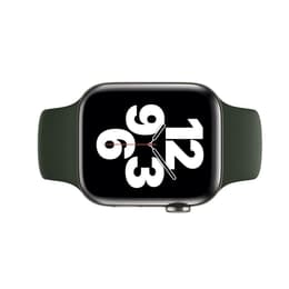 Apple Watch (Series 4) 2018 GPS 44 mm - Aluminium Gris sidéral - Sport Vert