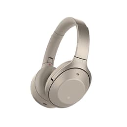Casque réducteur de bruit filaire + sans fil avec micro Sony WH-1000Xm2 - Or
