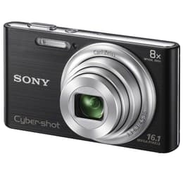 Compact - Sony Cyber-shot DSC-W730 - Noir + objectif Sony Carl Zeiss Vario-Tessar 25-224mm f/3.3-6.3