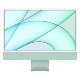 iMac 24" (2021) Apple M1 avec CPU 8 cœurs GPU 8 cœurs - 512 Go SSD - 8 GB AZERTY - Français Verre standard