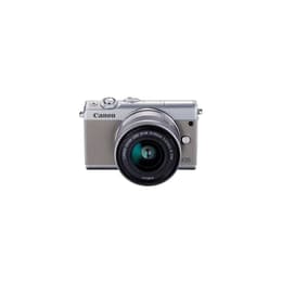 Hybride - Canon EOS M100 - Gris + Objectif 15-45mm