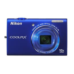Compact Coolpix S6200 - Bleu + Nikon Nikkor f/3.2–5.6