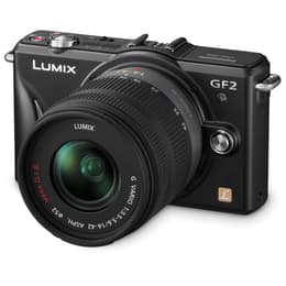Lumix DMC-GF2 - Noir + Panasonic Lumix G Vario 14-42mm f/3.5-5.6 MEGA O.I.S f/3.5-5.6