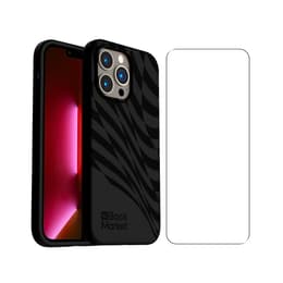 Coque Back Market iPhone 13 Pro Max et écran de protection - 100% biodégradable - Noir Motif Vague