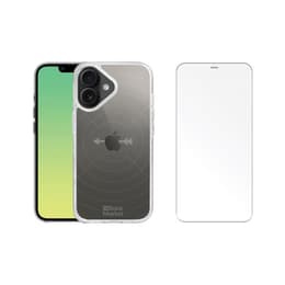 Back Market iPhone 15 et écran de protection - GRS 4.0 Plastique recyclé - Transparent
