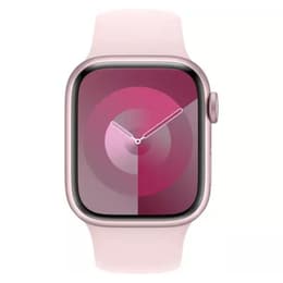 Apple Watch Series 9 (2023) GPS + Cellular 41 mm - Aluminium Pink - Bracelet sport Pink