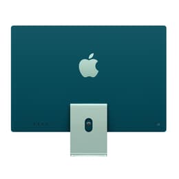 iMac 24" (2021) Apple M1 avec CPU 8 cœurs GPU 8 cœurs - 512 Go SSD - 8 GB QWERTY - Anglais Verre standard
