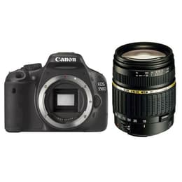 Reflex - Canon EOS 550D Noir + Objectif Tamron AF 18-200mm F/3,5-6,3 XR Di II LD ASL [IF] MACRO