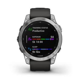 Montre Garmin Cardio GPS Fenix 7 - Argent