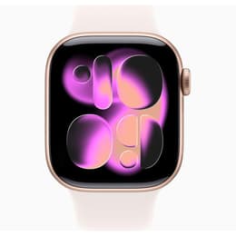 Apple Watch Series 11 (2025) GPS + Cellular 42 mm - Titane Or