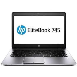 Hp EliteBook 745 G2 14" A8 1.9 GHz - Ssd 256 Go RAM 8 Go QWERTY