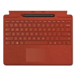Clavier Microsoft AZERTY Français Sans-fil rétroéclairé Surface Pro X / 8 / 9 Signature Keyboard + Slim Pen