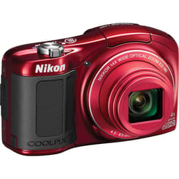 Compact Coolpix L620 - Rouge + Nikon Nikon Nikkor Wide Optical Zoom ED VR 25-350 mm f/3.3-5.9 f/3.3-5.9