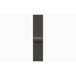 Apple Watch Series 10 (2024) GPS + Cellular 46 mm - Titane Ardoise - Bracelet milanais Black