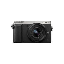 Hybride - PANASONIC DMC-GX80 - Argent + Objectif Panasonic 12-32MM + 25MM + 35-100MM