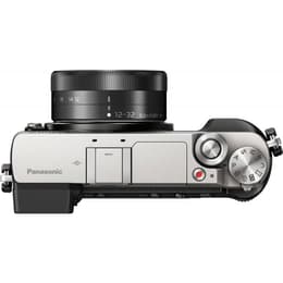 Hybride - PANASONIC DMC-GX80 - Argent + Objectif Panasonic 12-32MM + 25MM + 35-100MM