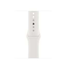Apple Watch Series 6 (2020) GPS + Cellular 40 mm - Acier inoxydable Or - Bracelet sport White