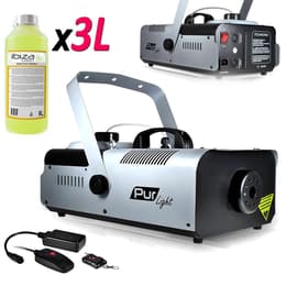 Accessoires audio Pur Light Machine à fumée Pro Sono 1200W + Etrier de fix + 2 télécommandes NEWARK1200 + 3L Liquide