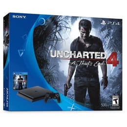 PlayStation 4 Slim 500Go - Noir + Uncharted 4