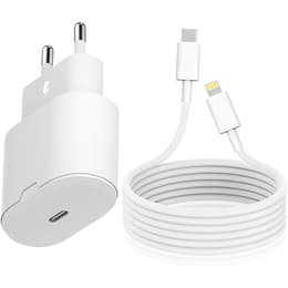 Câble et Prise Murale (USB-C + Lightning) 25W - Evetane
