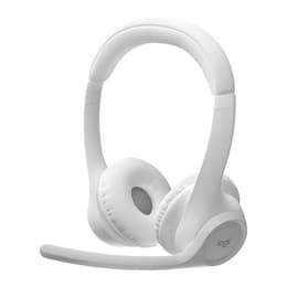 Casque réducteur de bruit sans fil avec micro Logitech Zone 300 - Blanc