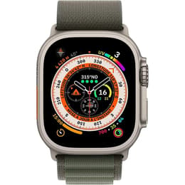 Apple Watch (Ultra) 2022 GPS + Cellular 49 mm - Titane Gris - Boucle Alpine Vert