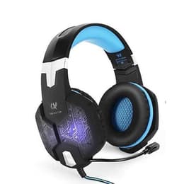 Casque réducteur de bruit gaming filaire avec micro Kotion Each G1000 - Noir/Bleu
