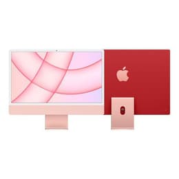 iMac 24" (2021) Apple M1 avec CPU 8 cœurs GPU 8 cœurs - 256 Go SSD - 8 GB AZERTY - Français Verre standard