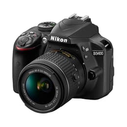 Reflex - Nikon D3400 Noir Nikon Nikkor - DX - VR - 18-55mm - 1:3.5-5.6G