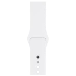 Apple Watch (Series 3) 2017 GPS 42 mm - Aluminium Argent - Blanc