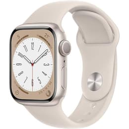 Apple Watch Series 8 (2022) GPS + Cellular 45 mm - Acier inoxydable Silver