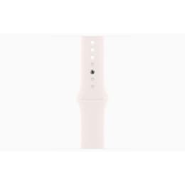 Apple Watch Series 10 (2024) GPS 46 mm - Aluminium Or rose - Bracelet sport Pink