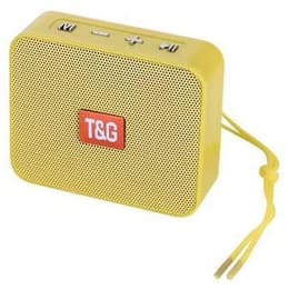 Enceinte Bluetooth T&G TG-166 Square Mini Jaune