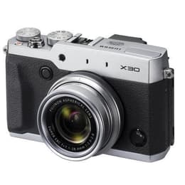 Compact FinePix X30 - Argent + Fujifilm Fujinon Aspherical Lens Super EBC 7.1-28.4mm f/2.0-2.8 f/2.0-2.8