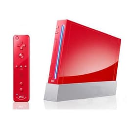 Console Nintendo Wii Rouge Edition 25éme Anniversaire + New Super Mario Bros + 1 manette