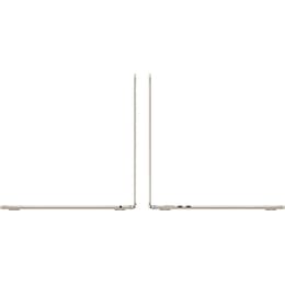 MacBook Air 15" (2024) - Apple M3 avec CPU 8 cœurs et GPU 10 cœurs - 8Go RAM - SSD 256Go - QWERTY - Anglais