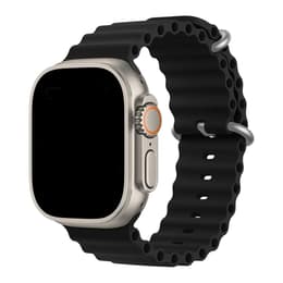 Apple Watch Ultra 2 (2023) GPS + Cellular 49 mm - Titane Natural Titanium - Bracelet Océan Black
