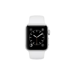 Apple Watch (Series 2) 2016 GPS 38 mm - Aluminium Argent - Sport Blanc