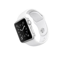 Apple Watch (Series 2) 2016 GPS 38 mm - Aluminium Argent - Sport Blanc