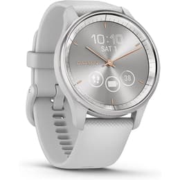 Montre Garmin Cardio GPS Vívomove trend - Blanc