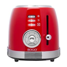 Grille pain Sogo TOS-SS-5460 2 fentes - Rouge
