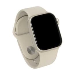 Apple Watch Series 8 (2022) GPS 45 mm - Aluminium Starlight - Bracelet sport White