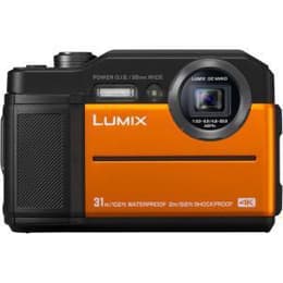 Compact Lumix DC-FT7 - Orange/Noir + Panasonic Lumix DC Vario 22-128mm f/3.3-5.9 f/3.3-5.9