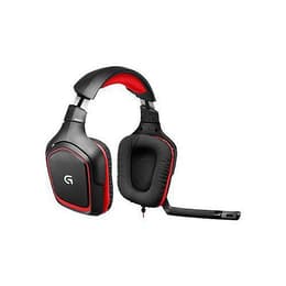 Casque réducteur de bruit gaming filaire avec micro Logitech G230 - Noir/Rouge