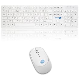 Clavier Simpletek QWERTY Anglais Sans-fil M&K INGLESE UK Kit Mouse and Keyboard