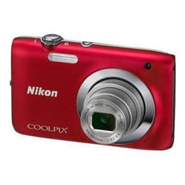 Nikon Coolpix S2600 14.0MP - Nikkor 5x 26-130 mm - Rouge