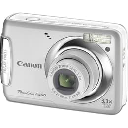 Compact PowerShot A480 - Blanc + Canon Zoom Lens 3.3X 6.6-21.6mm
