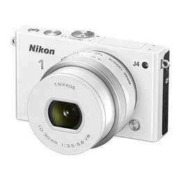 1 J4 - Blanc + Nikon 1 Nikkor 10-30mm f/3.5-5.6 VR f/3.5-5.6VR